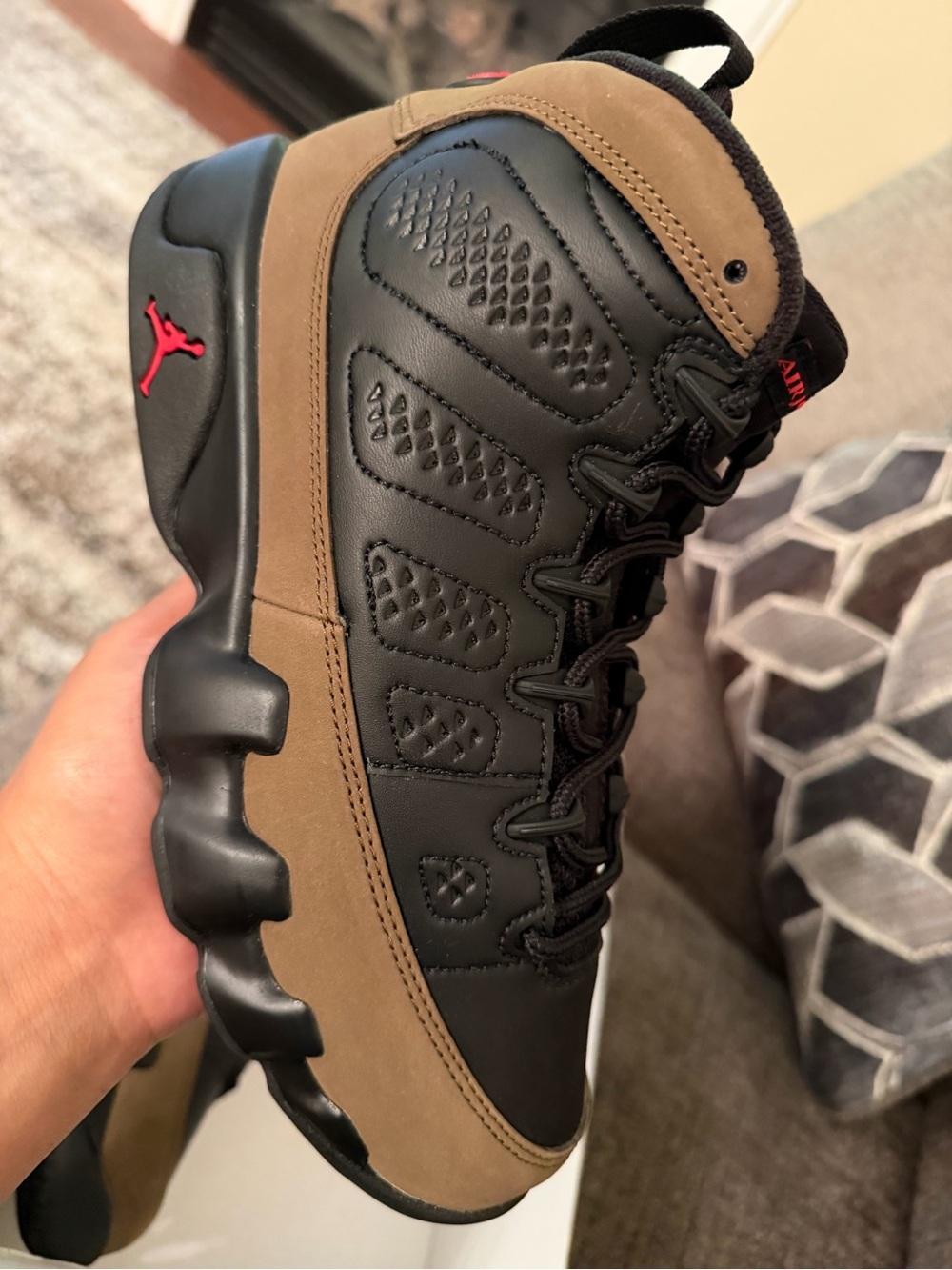 Air Jordan 9 Retro kids Sneaker - Black/Tan